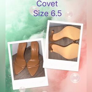 Covet Tan Heels Size 6.5, Just tried on..